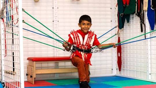 One-week intensive block physiotherapy sessions at Freddie Farmer Foundation, Disabled Childrens Charity in Bromley, Kent